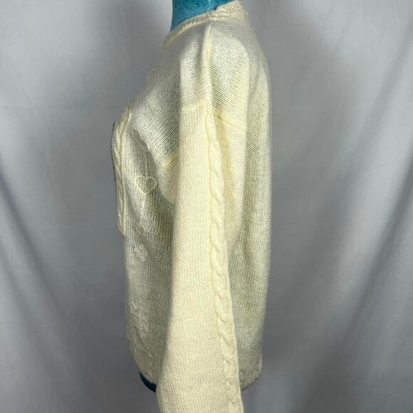 Rare Vintage Woolrich Woman 100% Wool Kitty Cat Sweater (Size S) - Picture 2 of 8